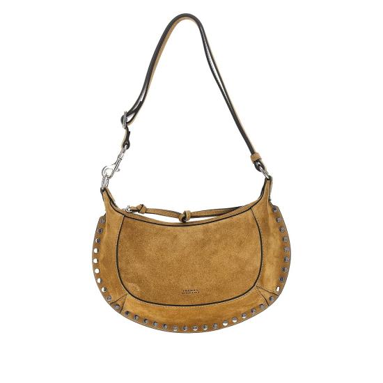 26FW 이자벨마랑 오스칸 문 스웨이드 카프스킨 레더 숄더백 PP0003FAA3C32M Beige