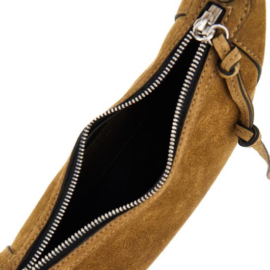 26FW 이자벨마랑 오스칸 문 스웨이드 카프스킨 레더 숄더백 PP0003FAA3C32M Beige - ISABEL MARANT
