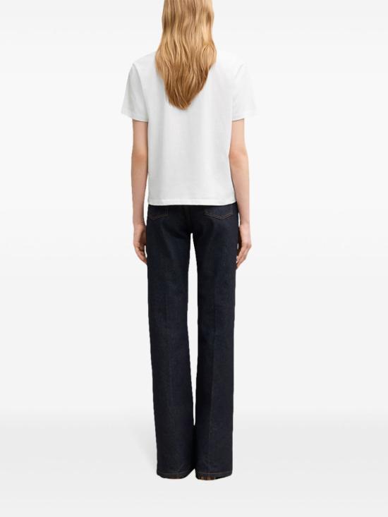 26FW 아미 스몰 하트 로고 티셔츠 BFUTS035 724100 WHITE - AMI