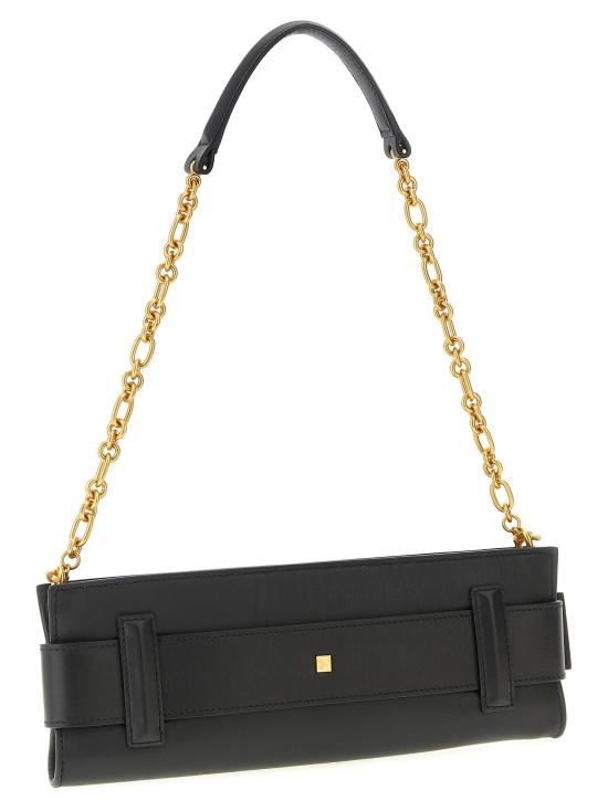 26FW 발망 숄더백 FN0LB024LVAA 0PA BLACK DOM - BALMAIN