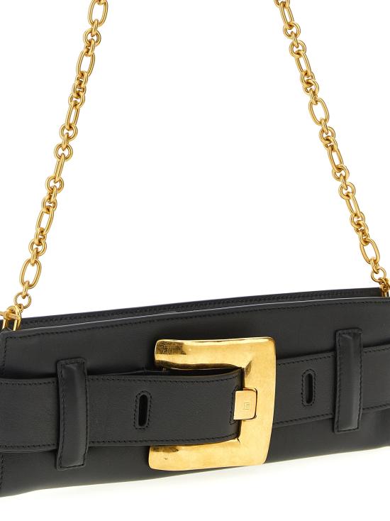 26FW 발망 숄더백 FN0LB024LVAA 0PA BLACK DOM - BALMAIN