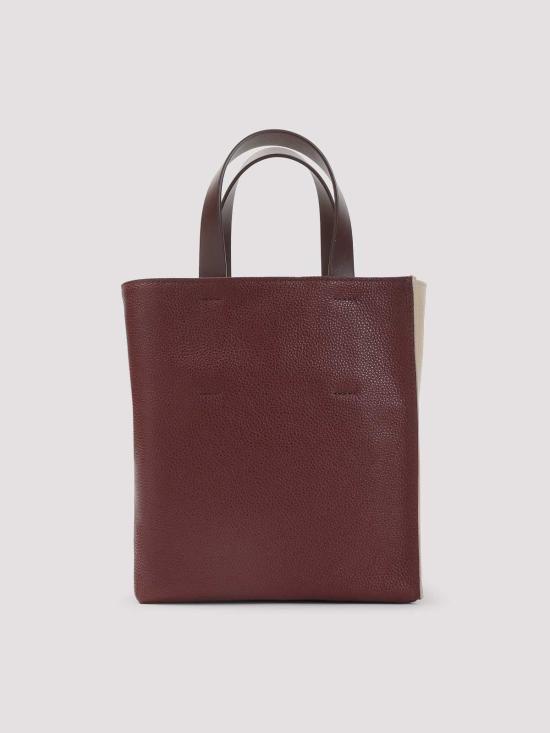 26FW 마르니 숄더백 SHMP0040R 0P6533 ZP273 MOONSTONE DARK BURGUNDY DOM - MARNI