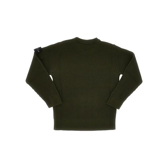 26FW 스톤 아일랜드 주니어 컴퍼스 패치 리브드 스웨터 주니어 컴퍼스 패치 리브드 스웨터 L2S165100010S0C02 - STONE ISLAND
