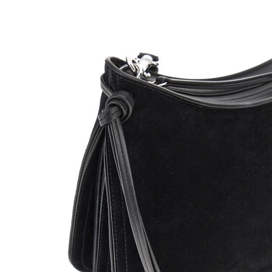 26FW 피비 파일로 스몰 긱 스웨이드 백 AB66LT0038 Black - PHOEBE PHILO