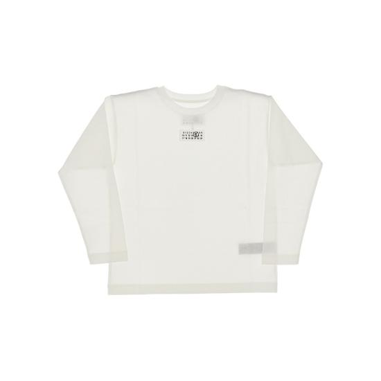 26FW [키즈] MM6 메종마르지엘라 티셔츠 M61164MM04I White