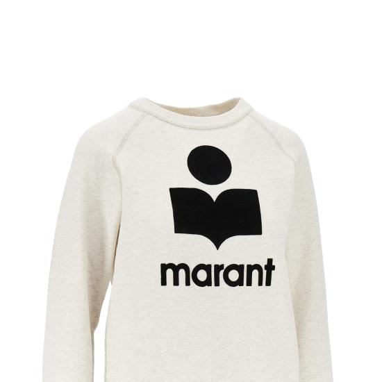 26FW 이자벨마랑에뚜왈 밀리니 코튼 스웨트셔츠 SW0160FAA1M07E Beige - ISABEL MARANT ETOILE
