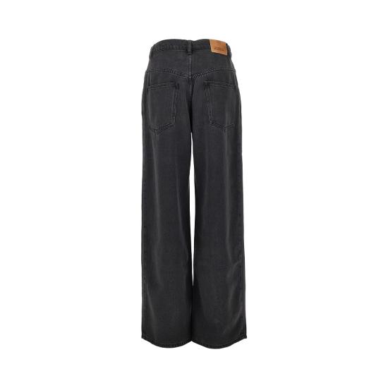 26FW 이자벨마랑 로다이나 가먼트 다이드 데님 진 로다이나 가먼트 다이드 데님 진 PA0554FAB1H07I Black - ISABEL MARANT