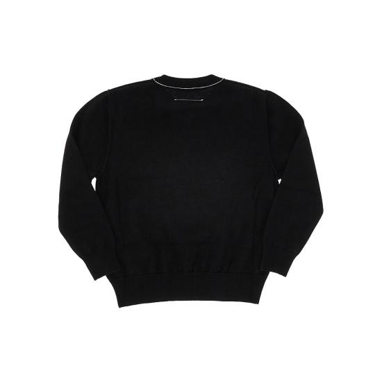 26FW [키즈] MM6 메종마르지엘라 티셔츠 M61025MM06Q Black - MM6 MAISON MARGIELA