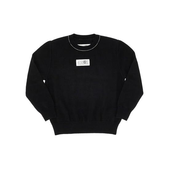 26FW [키즈] MM6 메종마르지엘라 티셔츠 M61025MM06Q Black