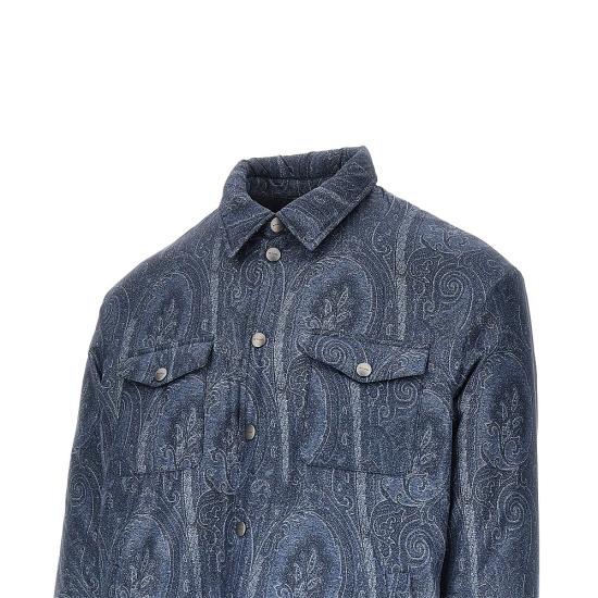 26FW 에트로 긴팔 셔츠 MRBA010999SASZ5 Blue - ETRO