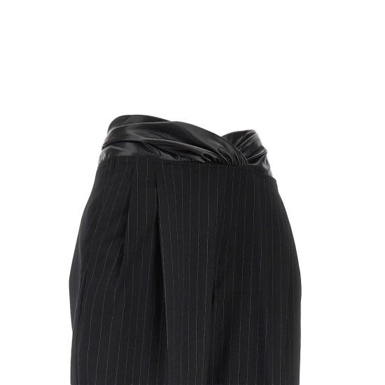 26FW 안다마네 스트레이트 팬츠 T200473ATNW069 Black - ANDAMANE