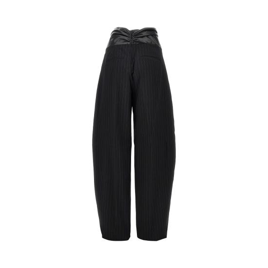 26FW 안다마네 스트레이트 팬츠 T200473ATNW069 Black - ANDAMANE