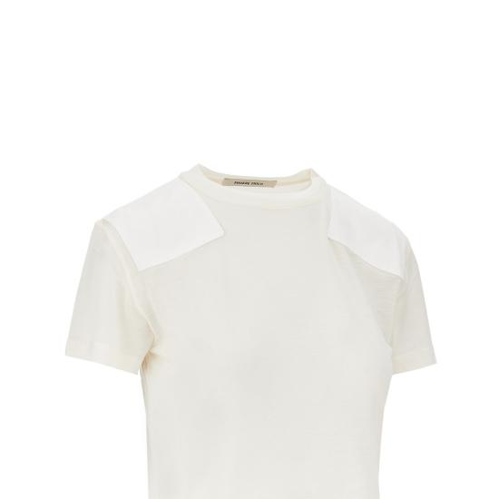 26FW 피비 파일로 반팔 티셔츠 ET115CO3128 White - PHOEBE PHILO