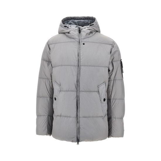 26FW 스톤 아일랜드 크링클 렙스 NY 패딩 재킷 L2S154100037S0A23 Grey