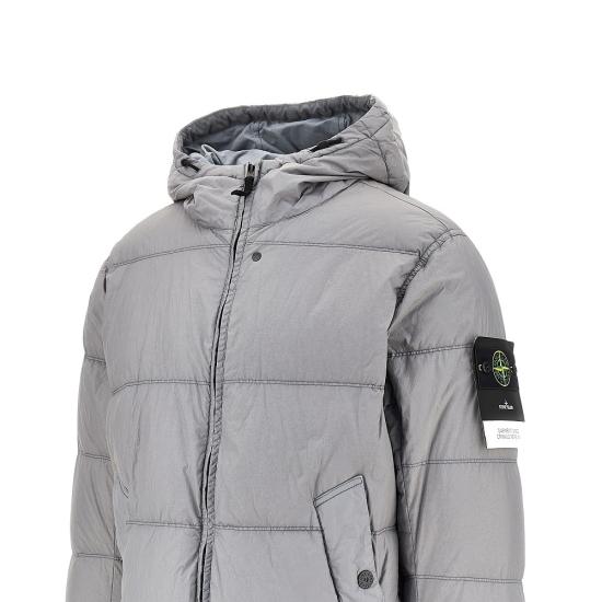 26FW 스톤 아일랜드 크링클 렙스 NY 패딩 재킷 L2S154100037S0A23 Grey - STONE ISLAND