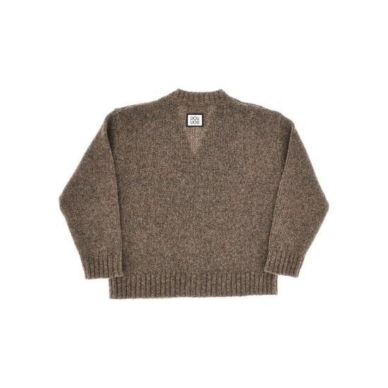26FW [키즈] 도우도우 가디건 DZ9P90W0222 Brown - DOU DOU
