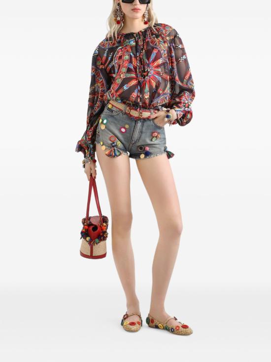 26FW 돌체앤가바나 블라우스 F7BR1T FSTB5HN6FN - DOLCE & GABBANA
