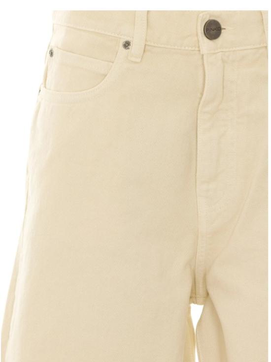 26FW 핑코 스트레이트 팬츠 103857ESTELLE A3KUC21 Beige - PINKO