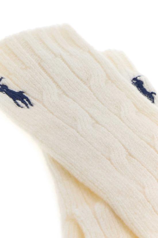 26FW 폴로 랄프로렌 장갑 455981440 002 White - POLO RALPH LAUREN