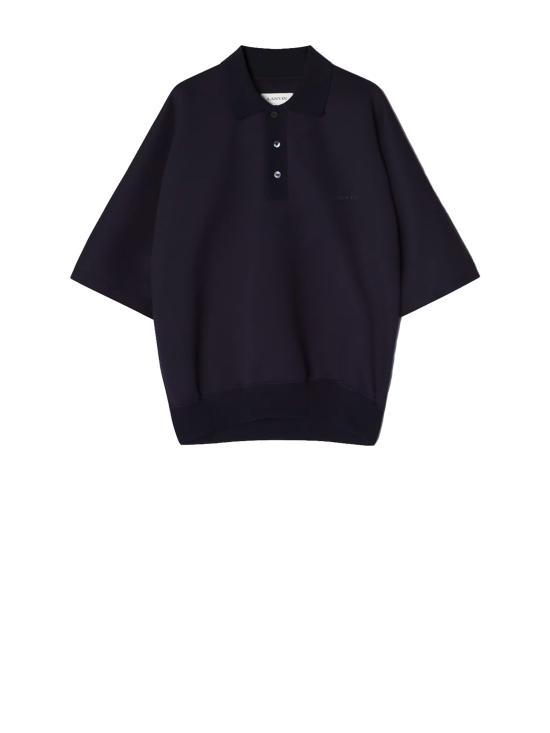 26SS 랑방 폴로 티셔츠 RM PL0051 J056 E26 2910 NAVY BLUE BLACK