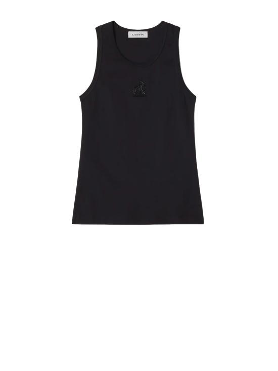 26SS 랑방 긴팔 티셔츠 RW TS0067 J320 E26 10 BLACK