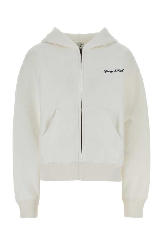26SS 스포티앤리치 후드 티셔츠 ST094712326WH01 WHILIGNAV White