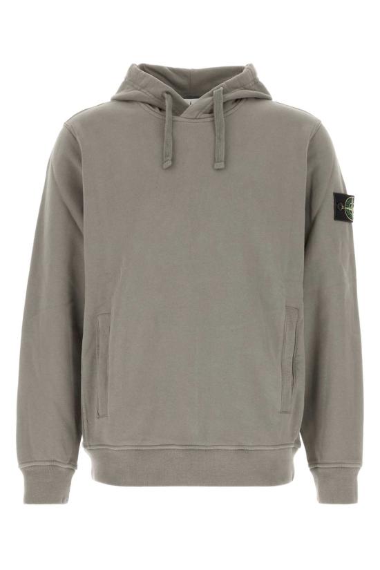 26FW 스톤 아일랜드 오가닉 코튼 플리스 후드 L2S156100048S0A20 V0060 Grey