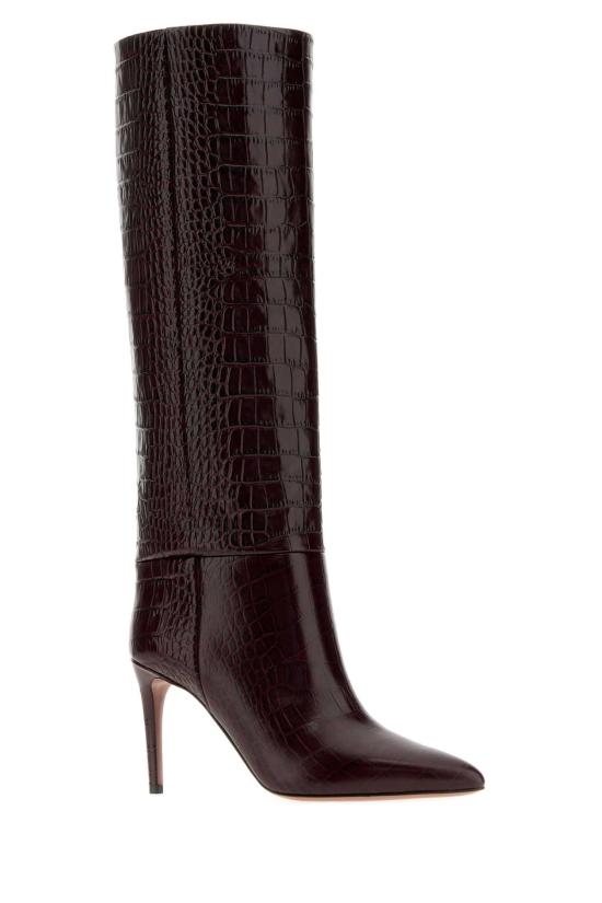 26FW 파리텍사스 부츠 PX548XCOCO ROUGE NOIR Burgundy - PARIS TEXAS