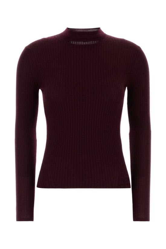 26FW 질샌더 스웨터 J03GP0213J14885 603 Burgundy