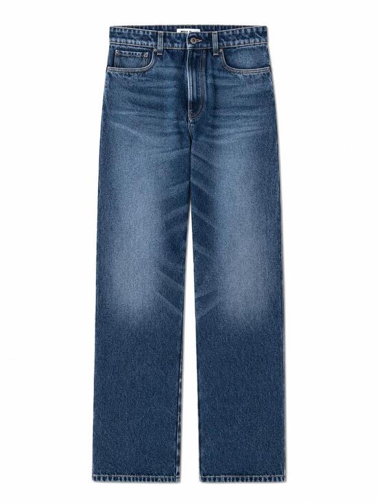 26FW 미우미우 스트레이트 팬츠 GWP574SOOO6019 F0008 BLEU