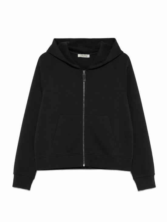 26FW 에스막스마라 후드 티셔츠 2629926021SMMMAREA 005 NERO