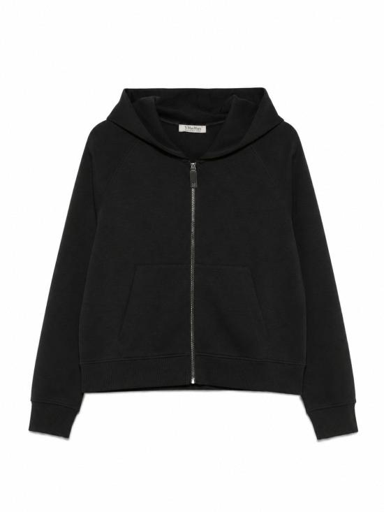 26FW 에스막스마라 후드 티셔츠 2629926021SMMMAREA 005 NERO