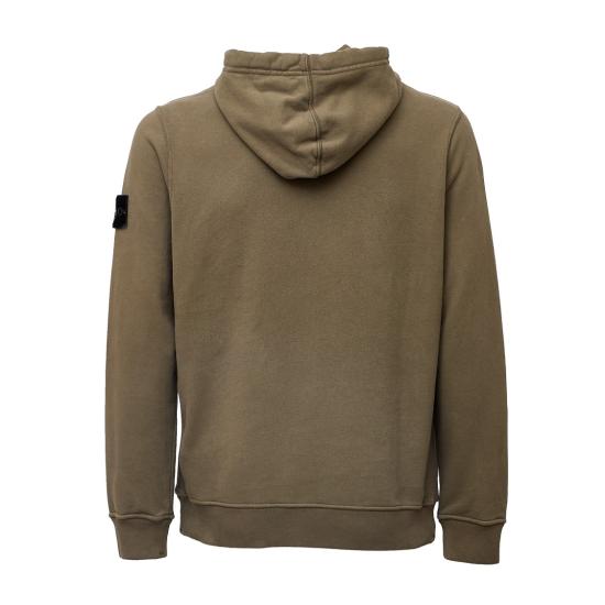 26FW 스톤 아일랜드 오가닉 코튼 플리스 후드 오가닉 코튼 플리스 후드 L2S156100048 S0A20 Brown - STONE ISLAND