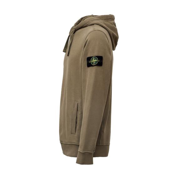 26FW 스톤 아일랜드 오가닉 코튼 플리스 후드 오가닉 코튼 플리스 후드 L2S156100048 S0A20 Brown - STONE ISLAND