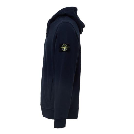 26FW 스톤 아일랜드 오가닉 코튼 플리스 후드 오가닉 코튼 플리스 후드 L2S156100048 S0A20 Black - STONE ISLAND