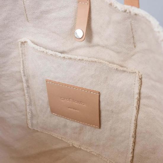  Graf Lantz 숄더백 그라프 란츠 하나 캔버스 보트 백 조개껍질 무늬 - OTHER BRANDS