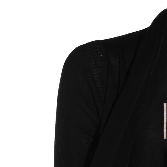 26FW 릭 오웬스 가디건 RP02F5643M09 Black - RICK OWENS