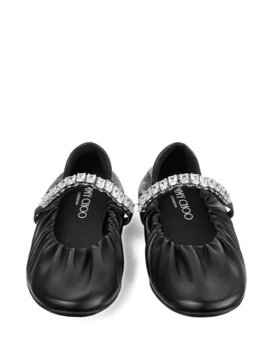 26FW 지미추 플랫 슈즈 JADE BALLERINA GKE Black - JIMMY CHOO