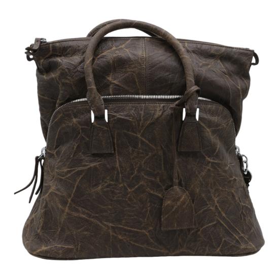 26FW 마르지엘라 5AC 소프트 미디움 백 5AC 소프트 미디움 백 SB1WG0085P8990HB382 Black