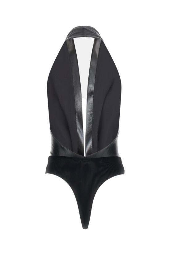 26FW 안다마네 바디수트 티셔츠 T200763ATNP152999 Black - ANDAMANE
