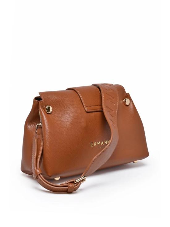 25FW 에르마노 피렌제 숄더백 엠보싱 로고 장식이 돋보이는 Vally 자석 잠금 - ERMANNO FIRENZE