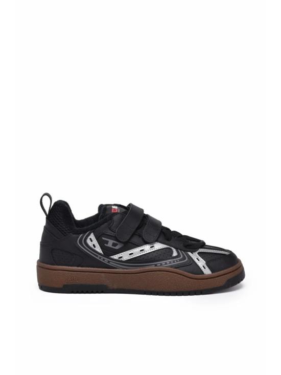 25FW 디젤 스니커즈 블랙 가죽 우키요