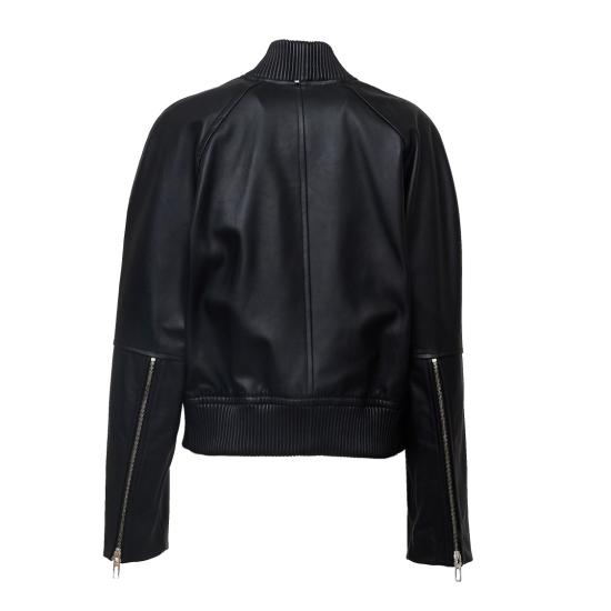 26FW 스포트막스 가죽 자켓 2622446011600 Black - SPORTMAX