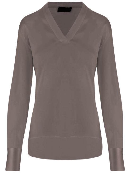 26FW 에프 아이티 긴팔 티셔츠 46362094TAUPE Grey