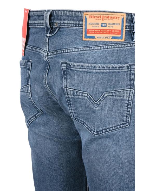 25FW 디젤 데님 팬츠 블루 코튼 블렌드 라키 진 - DIESEL