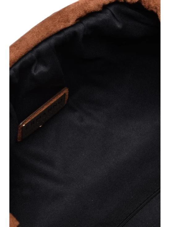 25FW 에르마노 피렌제 가방 기하학적 엠보싱과 탈착식 손잡이가 있는 발렌티나 핸드백 - ERMANNO FIRENZE