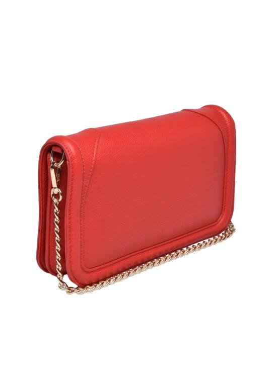 25FW 모스키노 지갑 엠보싱 로고와 체인 스트랩이 있는 직사각형 크로스바디 백 - MOSCHINO