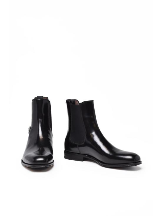 25FW 살바토레 페라가모 부츠 블랙 가죽 이시도로 - SALVATORE FERRAGAMO