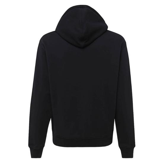 26FW 아미 스몰 하트 로고 루프백 오가닉 코튼 플리스 후드 BFUSW235730001 Black - AMI