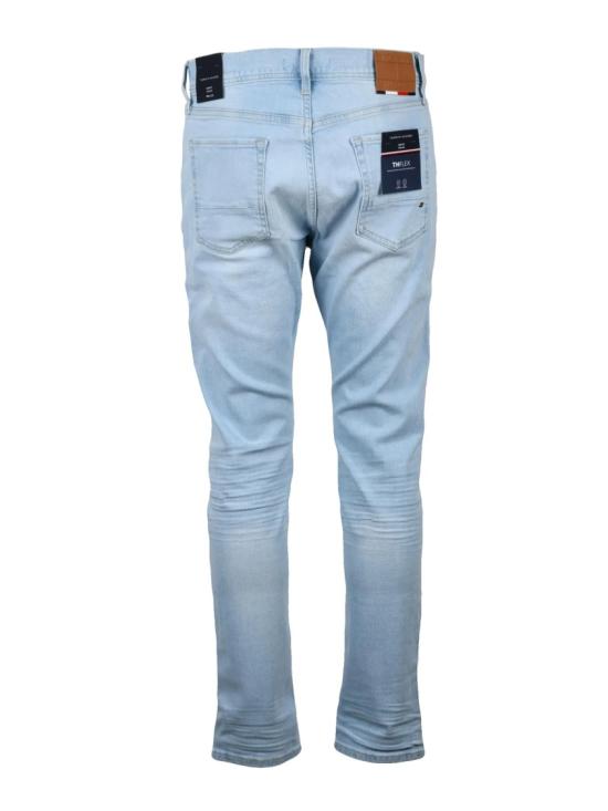  타미힐피거 데님 팬츠 연한 파란색 슬림핏  진 - TOMMY HILFIGER
